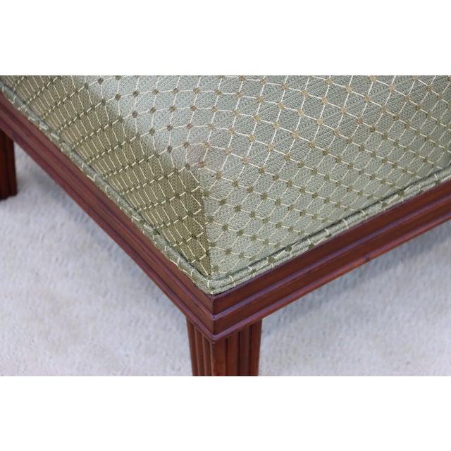 1940's Tommi Parzinger Mahogany Slipper Chair For Sale - Image 17 of 18