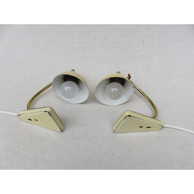 1950s Vintage Italian Bedside Lamps, 1950s, Set of 2 For Sale - Image 5 of 18
