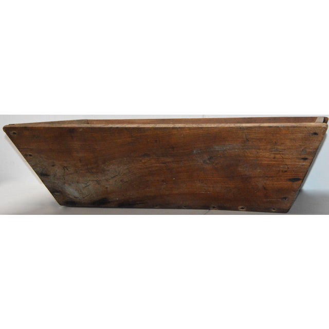Primitive Wooden American Trough For Sale - Image 4 of 9