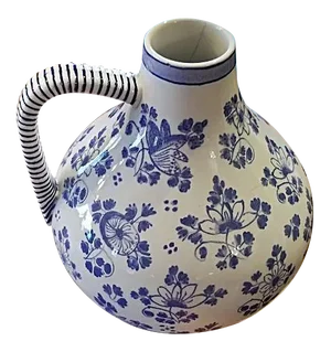 Early 19c French Utzschneider & Cie Sarreguemines Pitcher