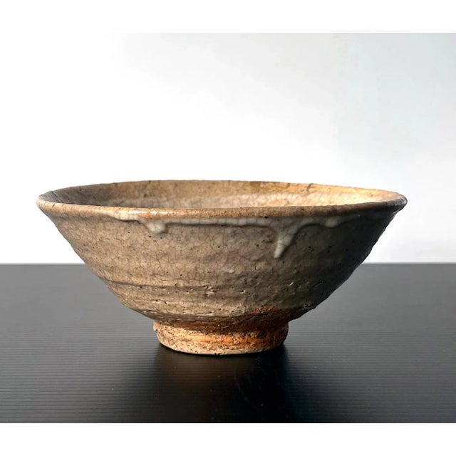 17th Century Korean Ceramic Ido Tea Bowl Chawan Joseon Dynasty For Sale - Image 5 of 12