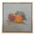 “Peaches” Original Oil Painting on Linen Contemporary Still Life 11” X 11” For Sale