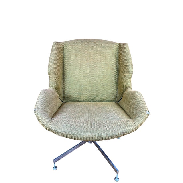 Vintage Bentwood Plycraft George Mulhauser Style Swivel Chair For Sale - Image 9 of 12