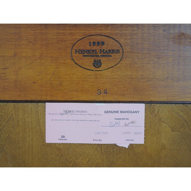 Henkel Harris Mahogany Tall Wardrobe Chifferobe Armoire For Sale - Image 18 of 18