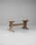 Tan Mid 20th Century France Tan Wood Dining Table For Sale - Image 8 of 10