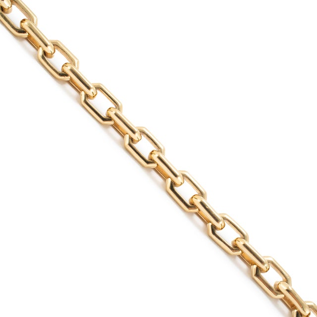 Brand: Gabriel & Co. Gender: Men's Metal Type: 14K Yellow Gold Length: 7.50 inches Width: 5.50 mm Weight: 19.42 grams...