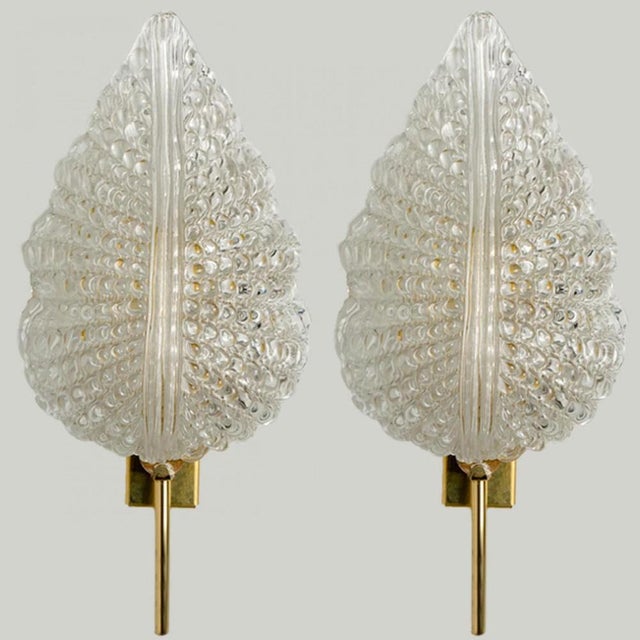 Large Wall Sconces in the style of Barovier & Toso, Italy, 1960s, Set of 2 For Sale - Image 6 of 18