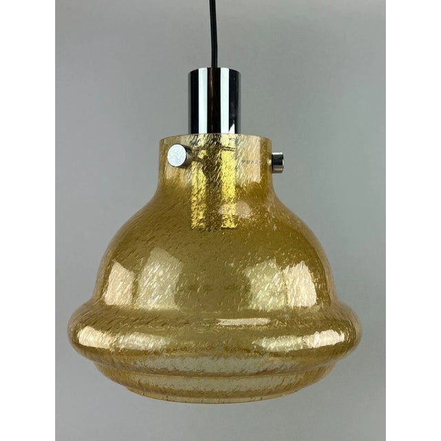 Space Age Ceiling Lamp from Limburg Glass, 1970s For Sale - Image 10 of 13