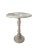 Vintage French Marble Pedestal Side Table For Sale - Image 4 of 5
