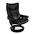 Set of Wing Leather Chair with Ottoman from Stressless For Sale - Image 4 of 18