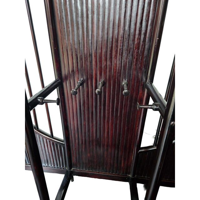 Vienna Secession Wandgarderobe Nr. 6 Hall Stand from Gebrüder Thonet, Austria, 1904 For Sale - Image 12 of 16