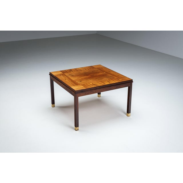 1960s Square Rosewood Coffee Table from HMB Möbler, 1960s For Sale - Image 5 of 14