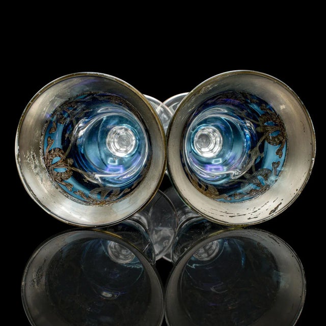 Set of 12 Vintage Wine Goblets, Italian, Handmade, Champagne Glasses, Liqueurs For Sale - Image 11 of 12