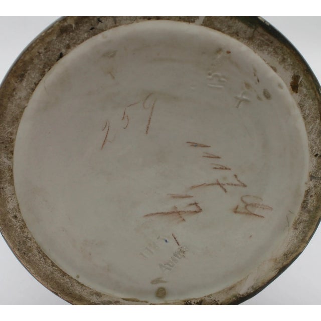 Large Austrian Amphora Vase Attributed to Julius Dressler, 1905 For Sale - Image 9 of 11