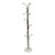 Silver Vintage Space Age Standing Coat Rack in Chrome and Marble For Sale - Image 8 of 18