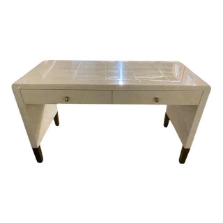 Made Goods Faux Horn Garlon Desk For Sale