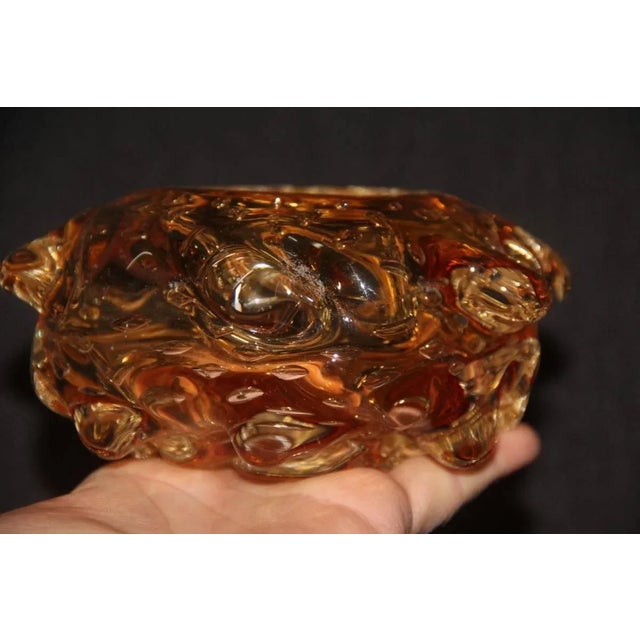 Vintage Murano Glass Bowl or Ashtray For Sale - Image 3 of 7