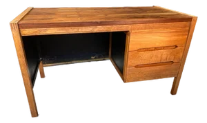 Mid Century Modern Rosewood & Palm Desk Made in Columbia