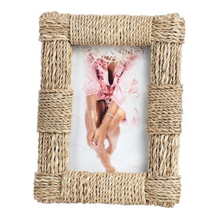 Abaca Rope Photo Frame, 4" x 6" For Sale