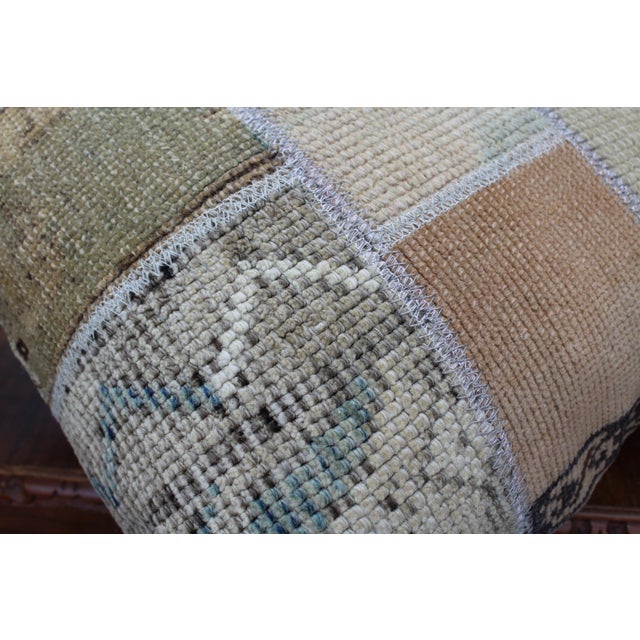 Turkish Patchwork Decorative Pillow Cover - 19.5"x20" For Sale In Raleigh - Image 6 of 11