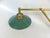 Wall Lamp in Brass & Green Enamel, 1920s For Sale - Image 13 of 18