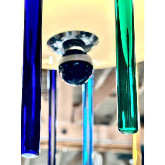 Glass Mid-Century Multi-Colored Murano Glass Chandelier From Veart For Sale - Image 7 of 12