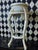 1980s Chinoiserie Mother-of-Pearl Inlaid Tall Stool or Side Table With Glass Top, 25" For Sale - Image 15 of 17
