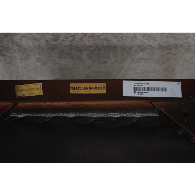 Set of 8 Maitland Smith Chippendale Mahogany Dining Room Chairs For Sale - Image 18 of 18