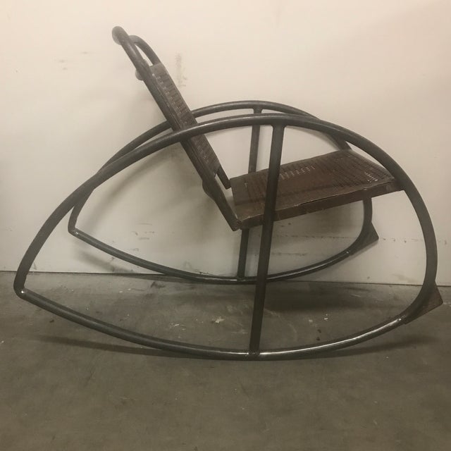 1950s Vintage Metal Porch Rockers a Pair Chairish