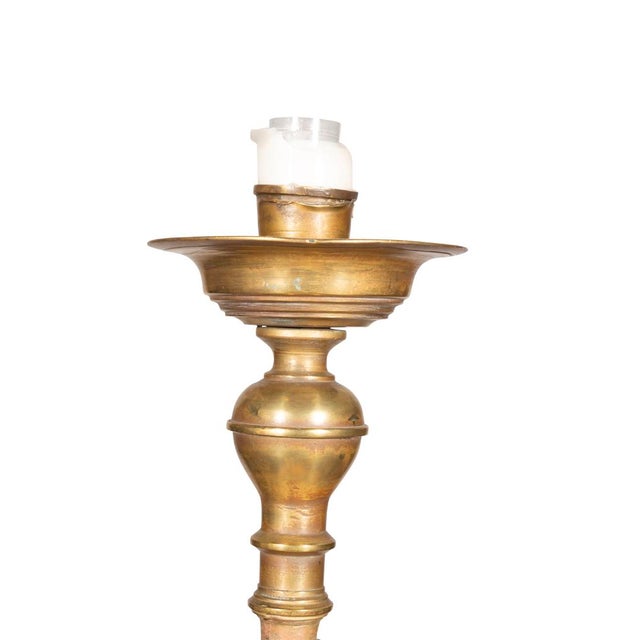 Pair of Wrought Iron and Bronze Torcheres For Sale - Image 9 of 9