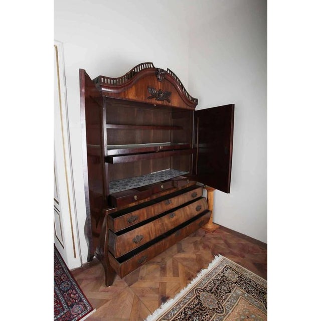 18th Century Baroque Dutch Cabinet For Sale - Image 4 of 5
