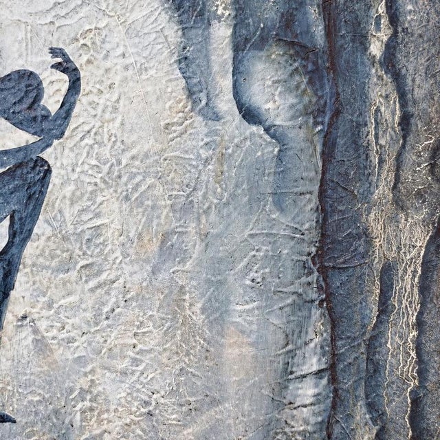 Unknown Artist, Dancers Under the Light, Mixed Media For Sale - Image 6 of 9