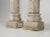 Vintage Pair of Stone Composition Columns From England Made From Crushed Stone For Sale - Image 10 of 11