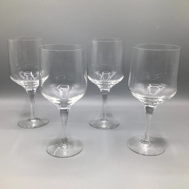 Orrefors Rhapsody Tall Water Goblets -Set of 4 For Sale - Image 13 of 13