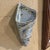 French 19th Century French Porquier-Beau Quimper Hand-Painted Faience Wall Pocket For Sale - Image 3 of 7