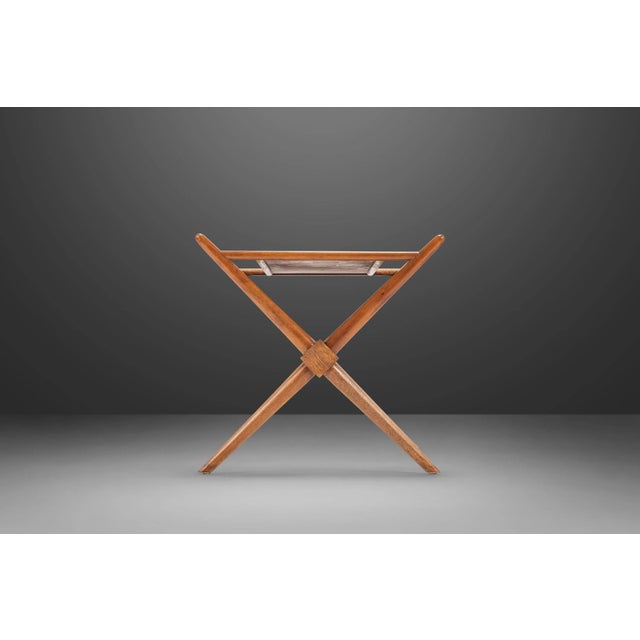 Mid-Century Modern Mid Century Modern Magazine Side Table by T.H. Robsjohn Gibbings for Widdicomb, USA, circa 1960's For Sale - Image 3 of 13