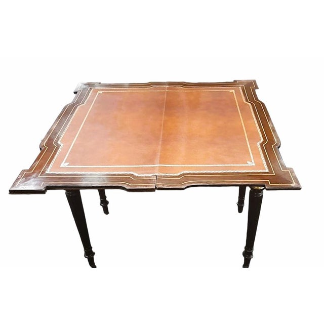 Traditional Piedmontese Inlaid Game Table, 1810s For Sale - Image 3 of 7