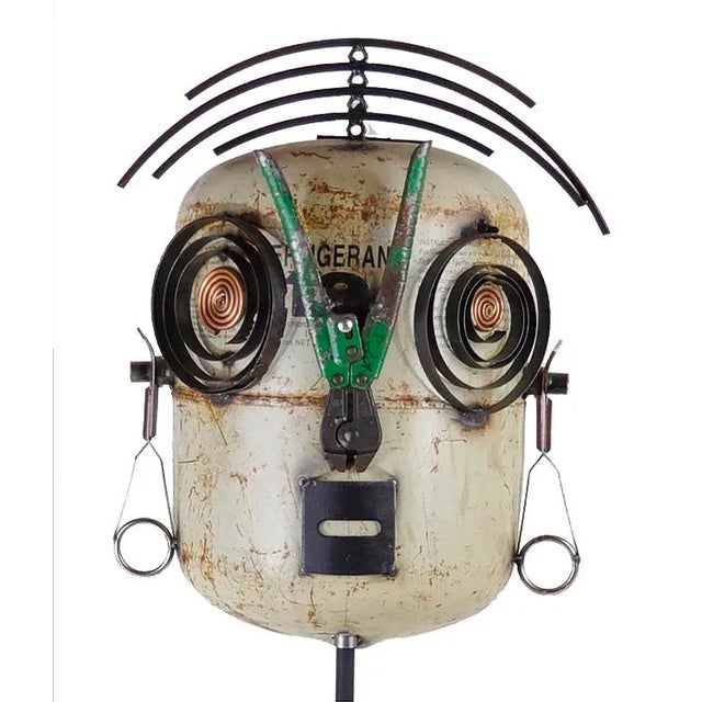 Metal Sculpture Signed by the Artist, Prakit Seehawong 2020 For Sale - Image 11 of 12