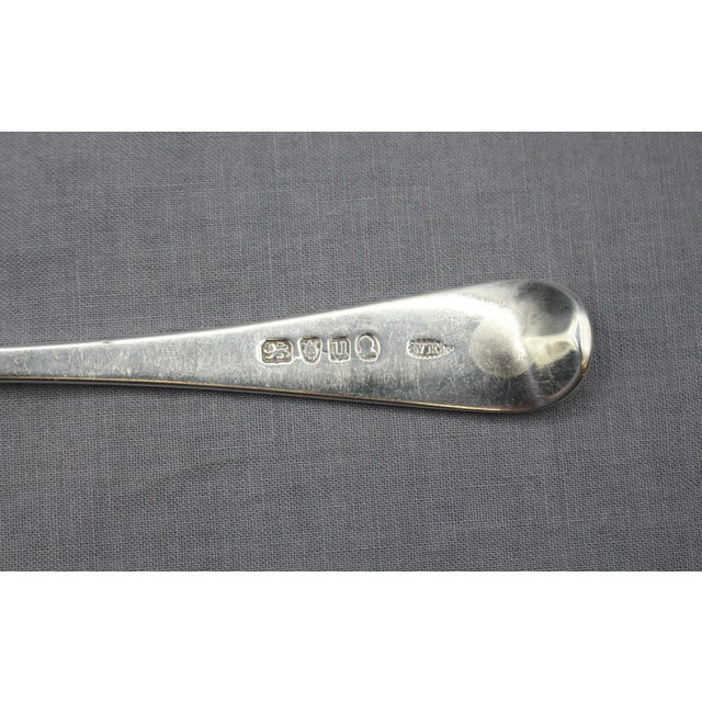 1795 English Sterling Silver Old English Gravy Ladle by William Eley For Sale - Image 4 of 5