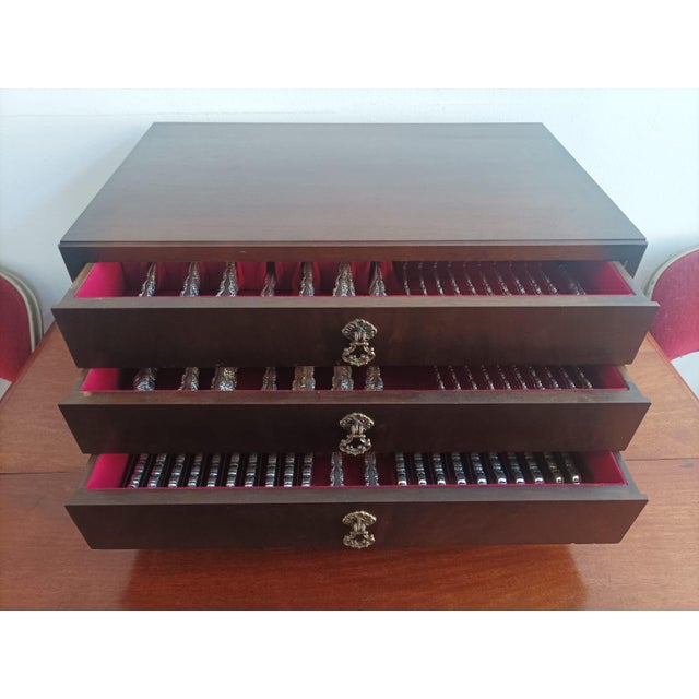 Canteen of Cutlery from Community, 1950s, Set of 194 For Sale - Image 16 of 16