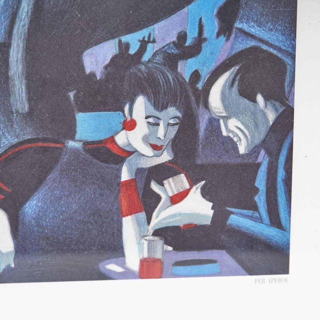 Aperol Poster Print by Lorenzo Mattotti, 2000s For Sale - Image 3 of 6
