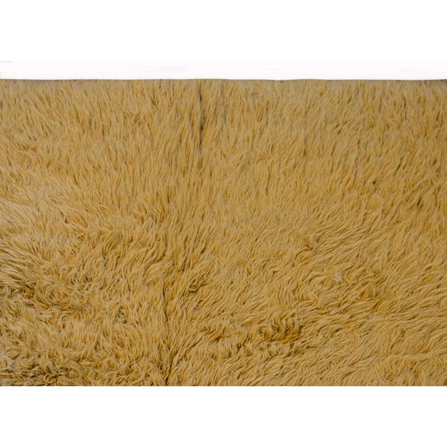 Textile Vintage Mid Century Grecian Flokati Rug For Sale - Image 7 of 10