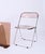 Acrylic Glass Pink and Chrome Plia Chairs by Piretti for Castelli, Italy, 1970s, Set of 12 For Sale - Image 11 of 18