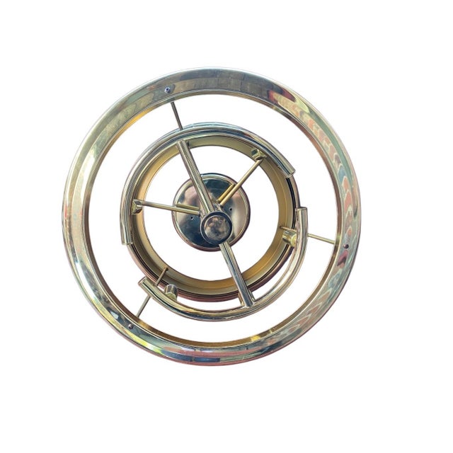 Vintage Forecast Lighting Nautical Light Brass Tinted Glass For Sale - Image 11 of 11