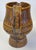 Ceramic Vintage Brutalist Studio Pottery Ceramic Drink Set, Pitcher, Ice Bucket, 6 Goblets - 8 pcs For Sale - Image 7 of 9