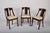 Antique Gondola Chairs in Mahogany, 1830, Set of 4 For Sale - Image 10 of 18