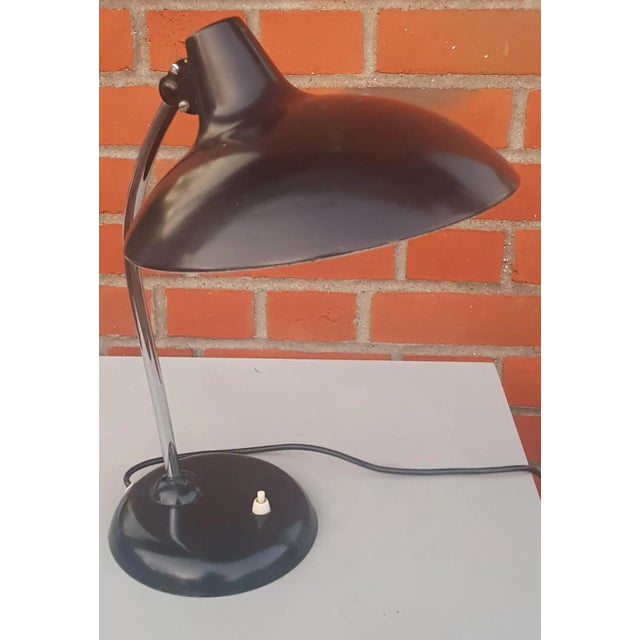 Bauhaus Black Table Lamp, in Very Good conditions. Designed 1920 to 1949 European Plug (up to 250V).The wiring of this...