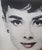 2000 - 2009 Hungarian Audrey Hepburn - Acrylic on Canvas Dot Painting by Janos Schaab For Sale - Image 5 of 11