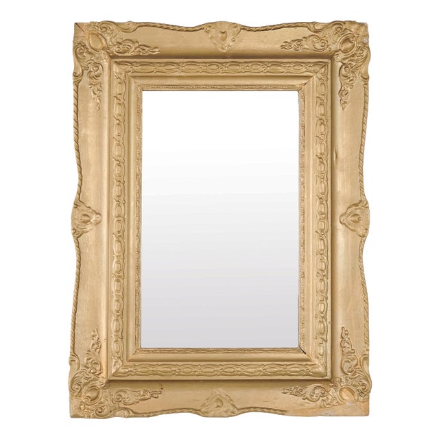Antique Mirror with Gilded Frame, 1890s For Sale