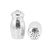 Modern Vintage Sterling Silver Hammered Salt & Pepper Shakers Home Flatware Set For Sale - Image 3 of 8